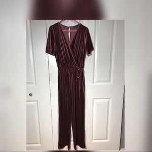 Velvet jumpsuit size M